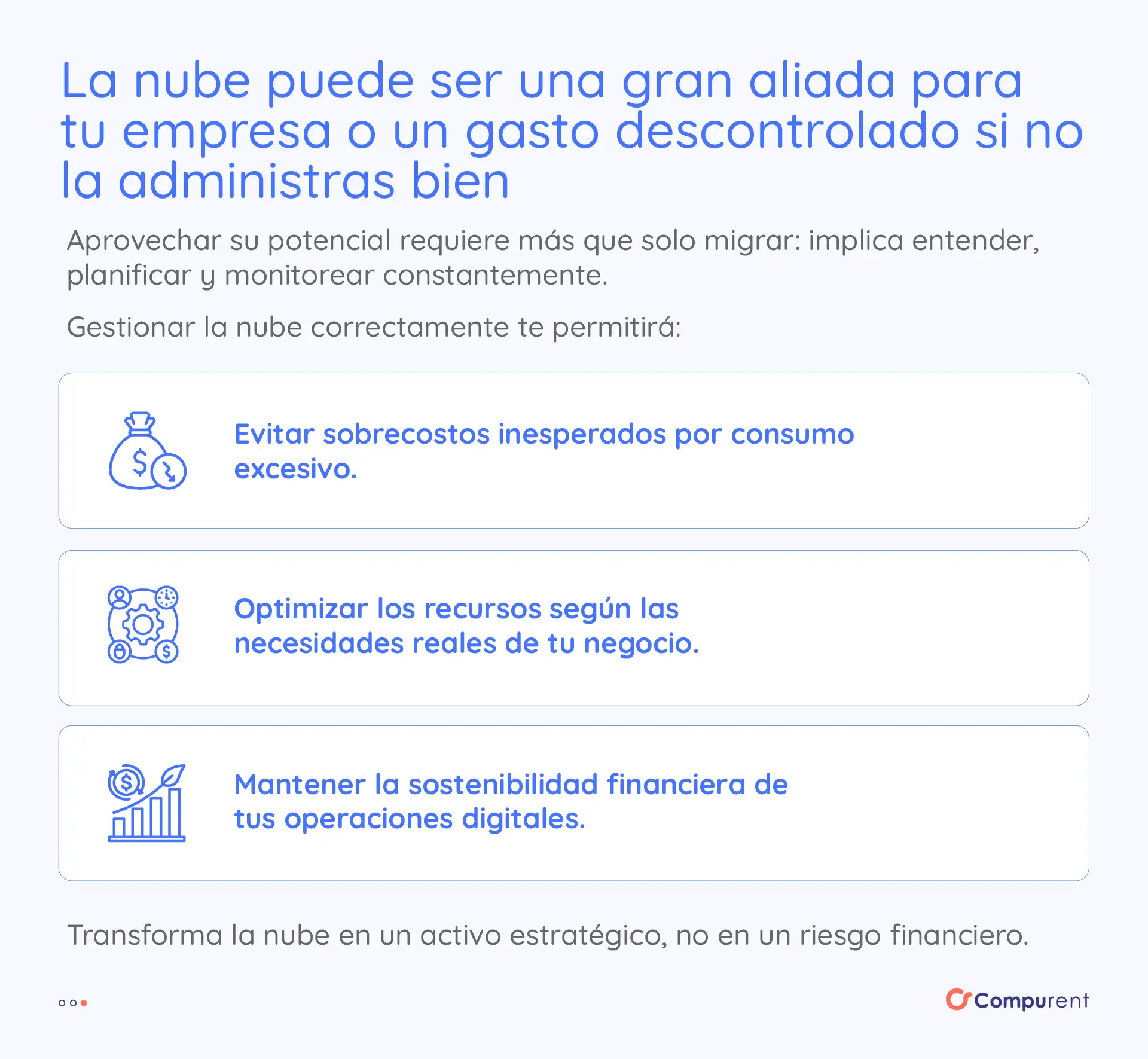 Como Administrar Costos De Servicios En Nube