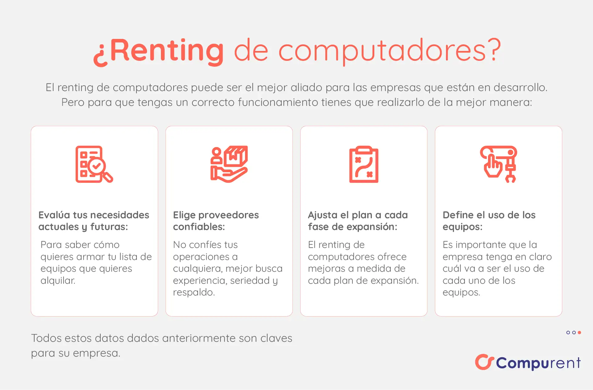 Implementar Un Plan De Renting De Computadores Escalable