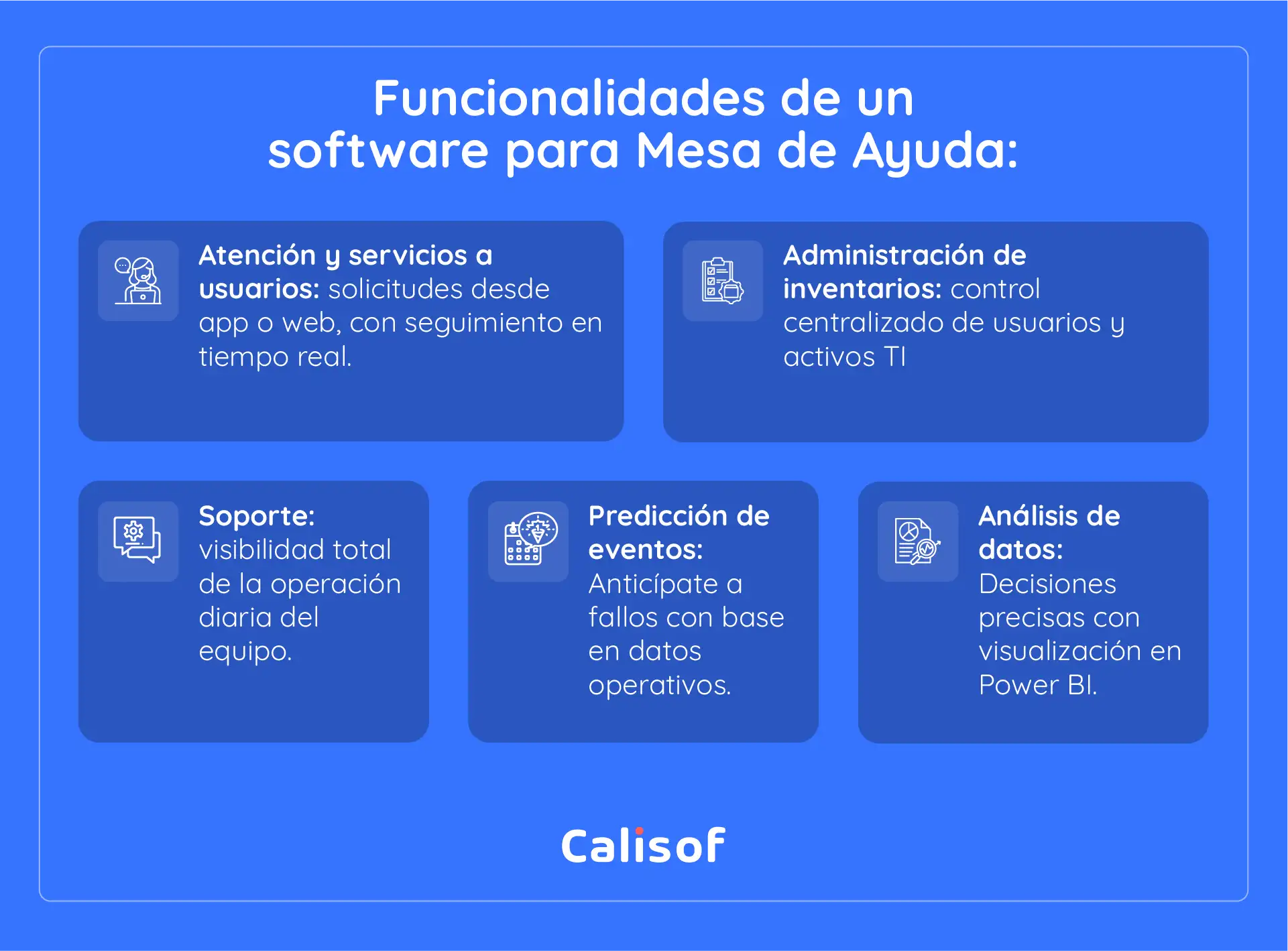 Funciones De Software Para Mesa De Ayuda