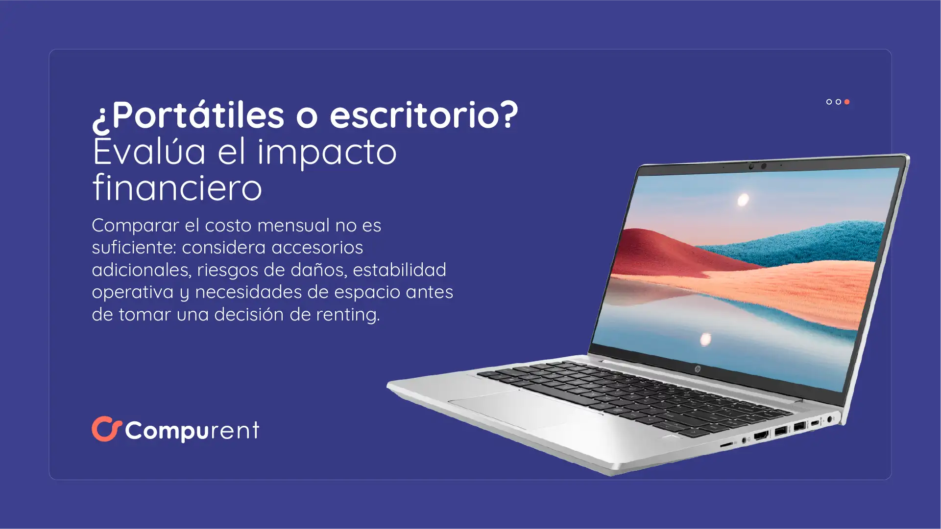 Renting Portatiles Vs Escritorio Analisis Financiero