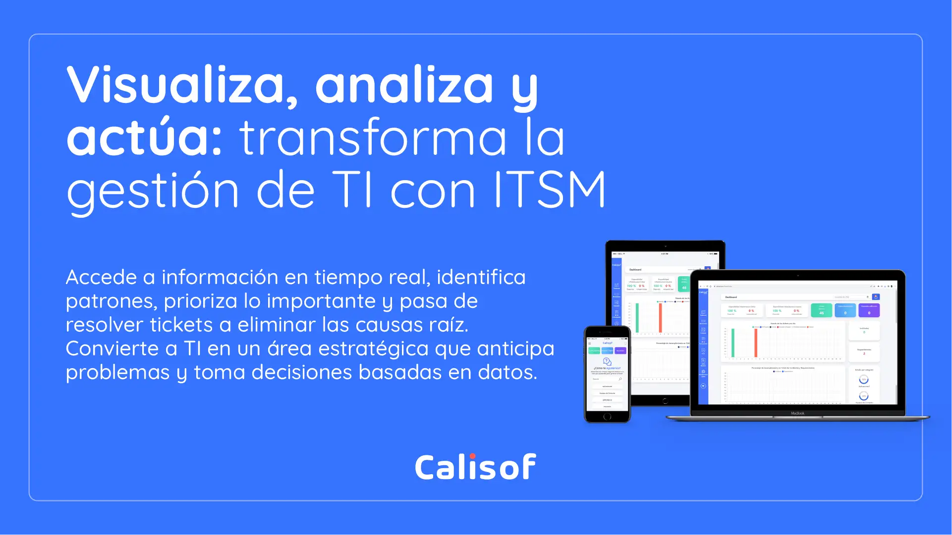 Visualiza Operaciones Ti En Tiempo Real Con Itsm