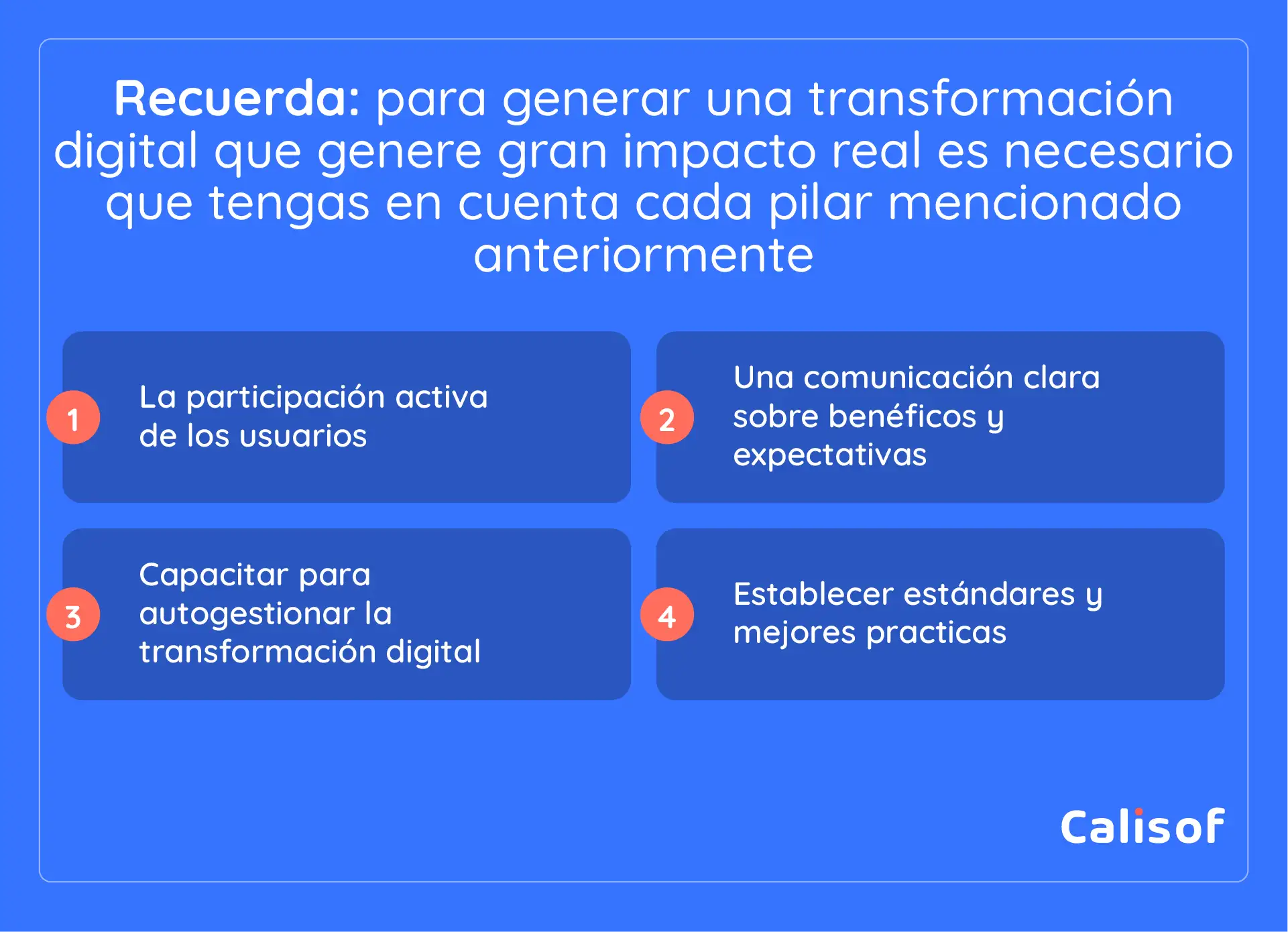 Los Pilares De La Transformacion Digital