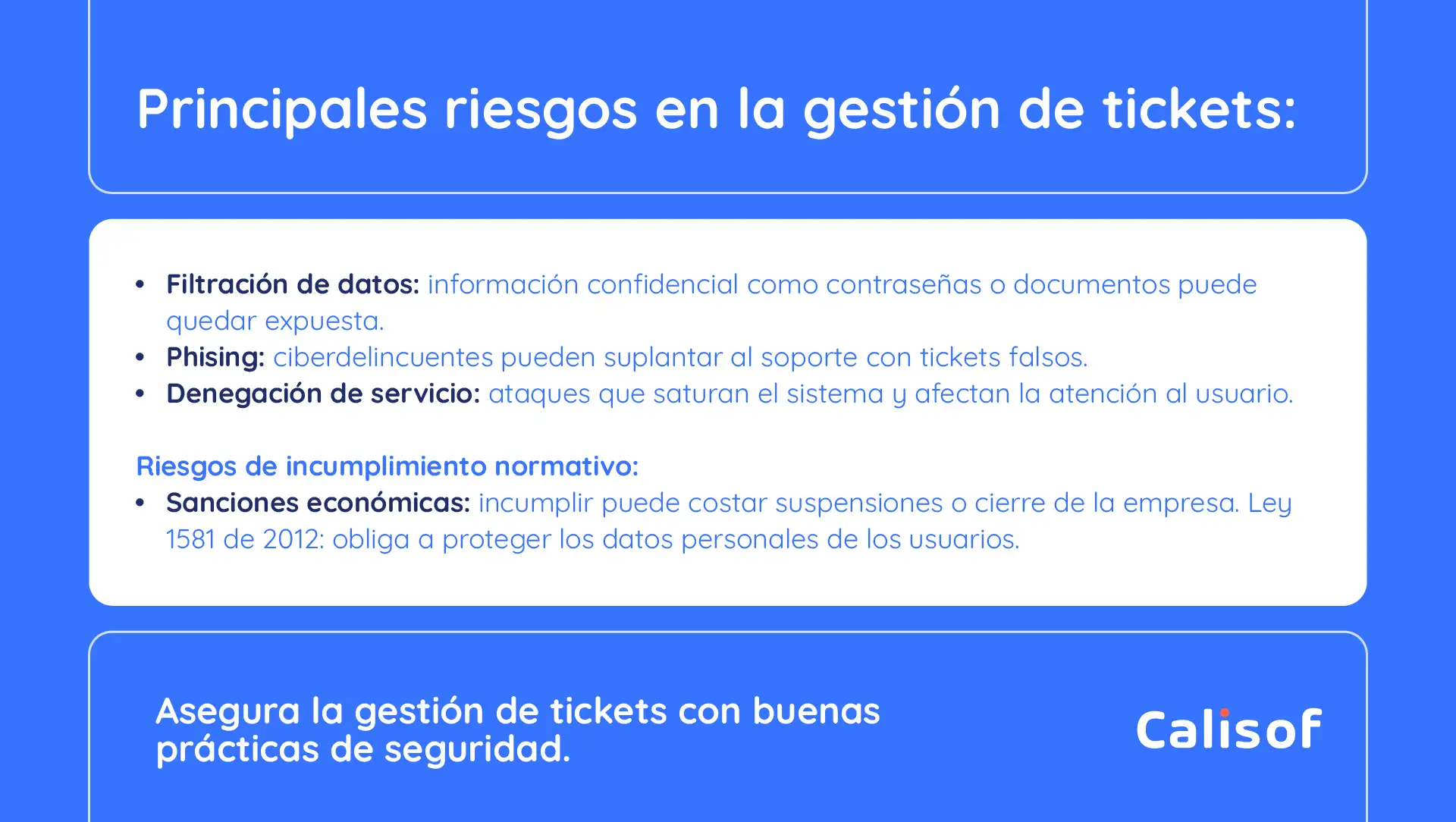 Riesgos Gestion De Tickets